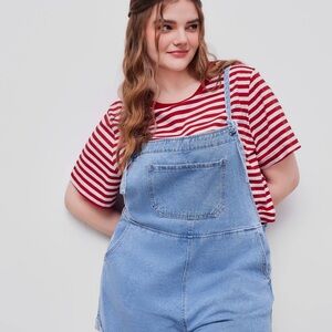 Cider Light Blue Denim Overalls